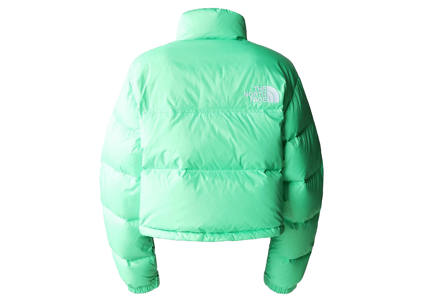 The North Face Veste courte Nuptse pour femme Vert chlorophylle 