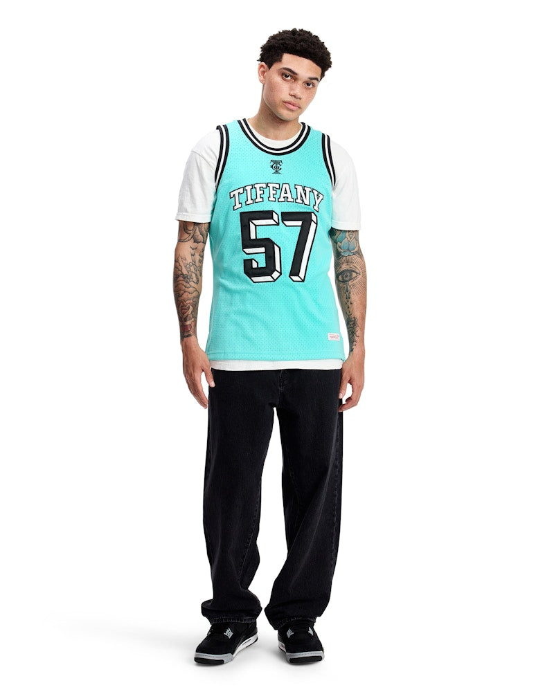 Tiffany & Co. x NBA x Mitchell & Ness Basketball Jersey Tiffany Blue/Black