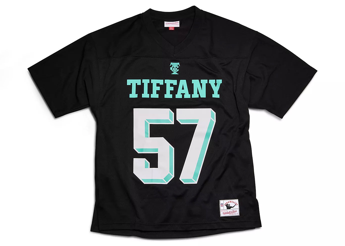 Tiffany & Co. x NFL x Mitchell & Ness Football Jersey Black/Tiffany Blue