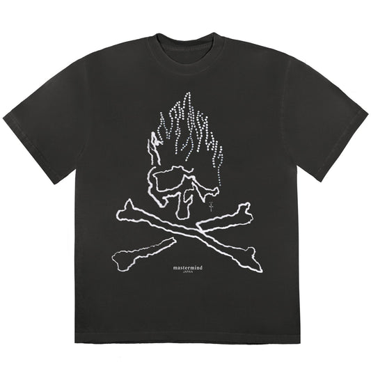 Travis Scott Cactus Jack pour Mastermind crâne T-shirt noir