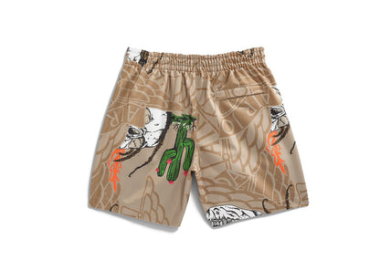 Travis Scott Cactus Jack x Jordan Pool Short Khaki