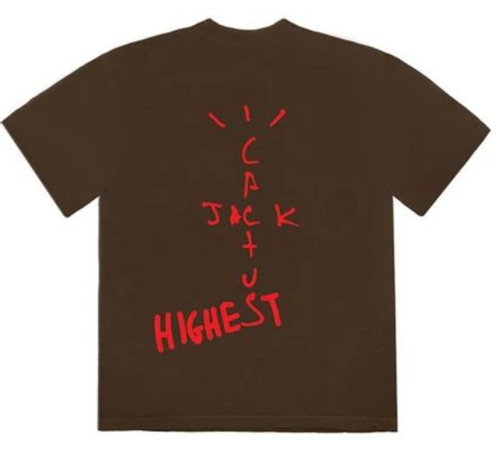 Travis Scott Jordan Cactus Jack Highest T Shirt Brown