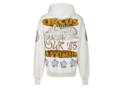 Travis Scott Utopia Circus Maximus 2023 Tour Sweat à capuche Blanc