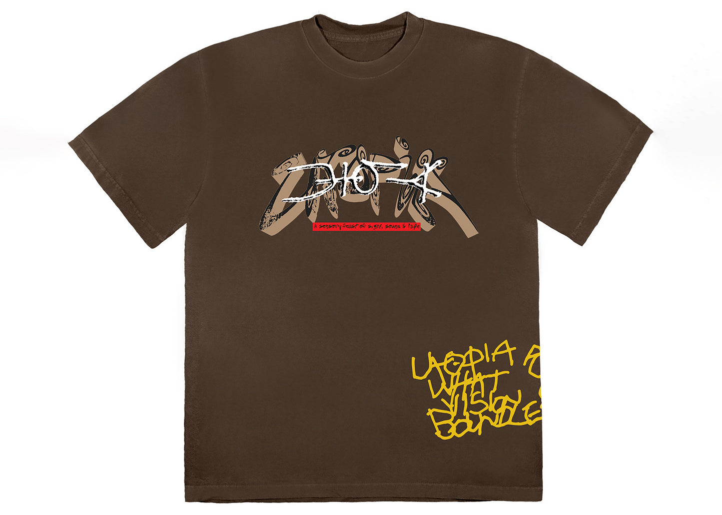 Travis Scott Utopia I Tee Brown 