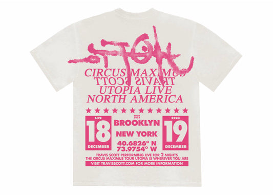 Travis Scott Utopia Is In Brooklyn Tee White 