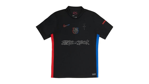 Travis Scott x FC Barcelona 2024/25 Match Away Cactus Jack Jersey Black