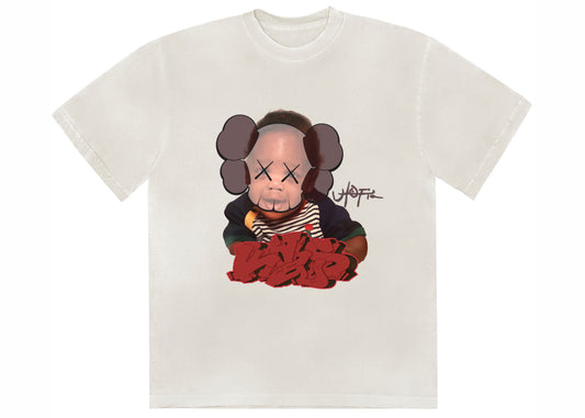 Travis Scott x KAWS Utopia I T-shirt Blanc 