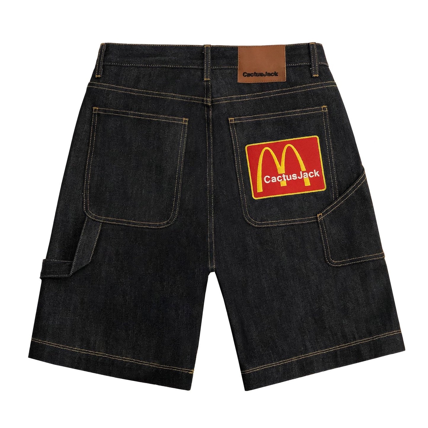 Travis Scott x McDonald's Cj Arches Denim Shorts Indigo