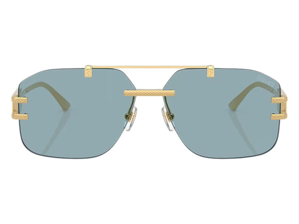 Versace Aviator Sunglasses Blue Gold