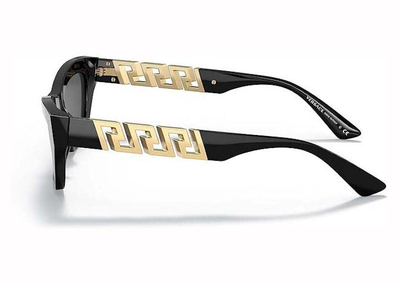 Versace Cat-Eye Sunglasses Black/Grey