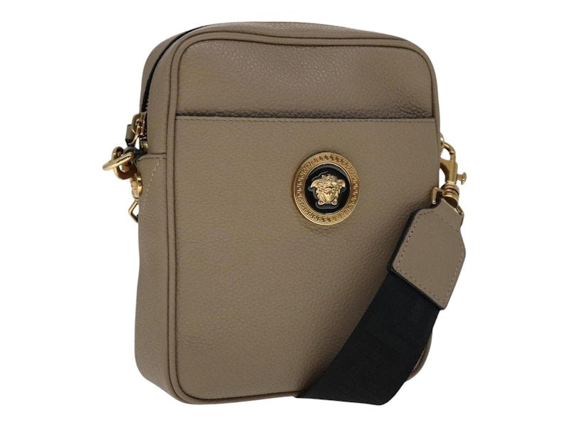 Versace Medusa Logo Crossbody Olive Green