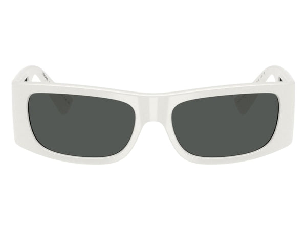 Versace Rectangle Sunglasses Gray White