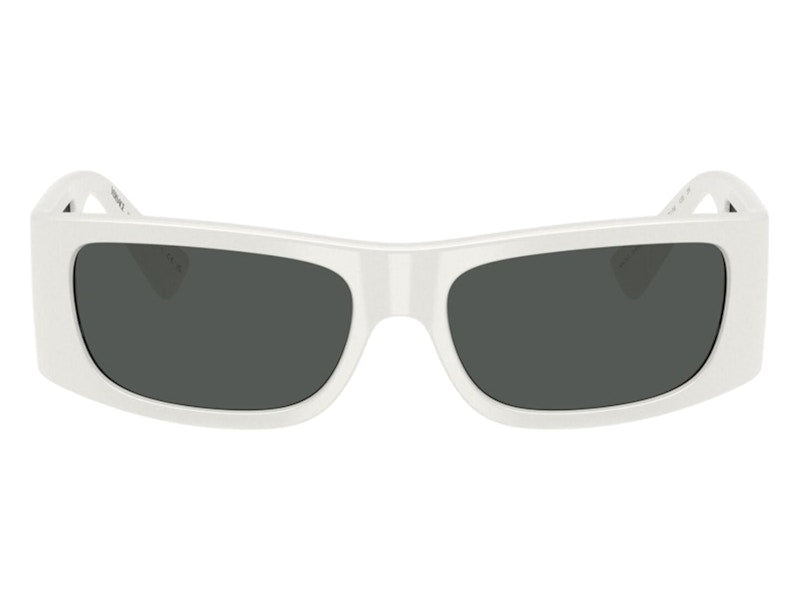 Versace Rectangle Sunglasses Gray White