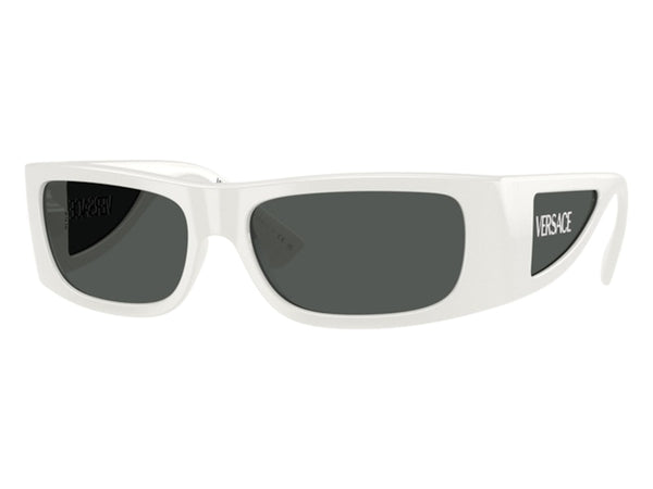 Versace Rectangle Sunglasses Gray White