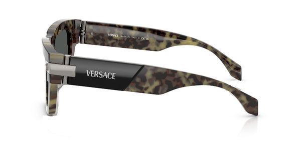 Versace Rectangle Sunglasses Havana