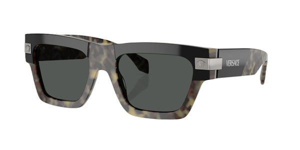 Versace Rectangle Sunglasses Havana