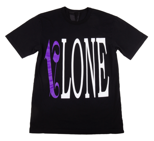 T-shirt Vlone x Palm Angels Noir/Violet