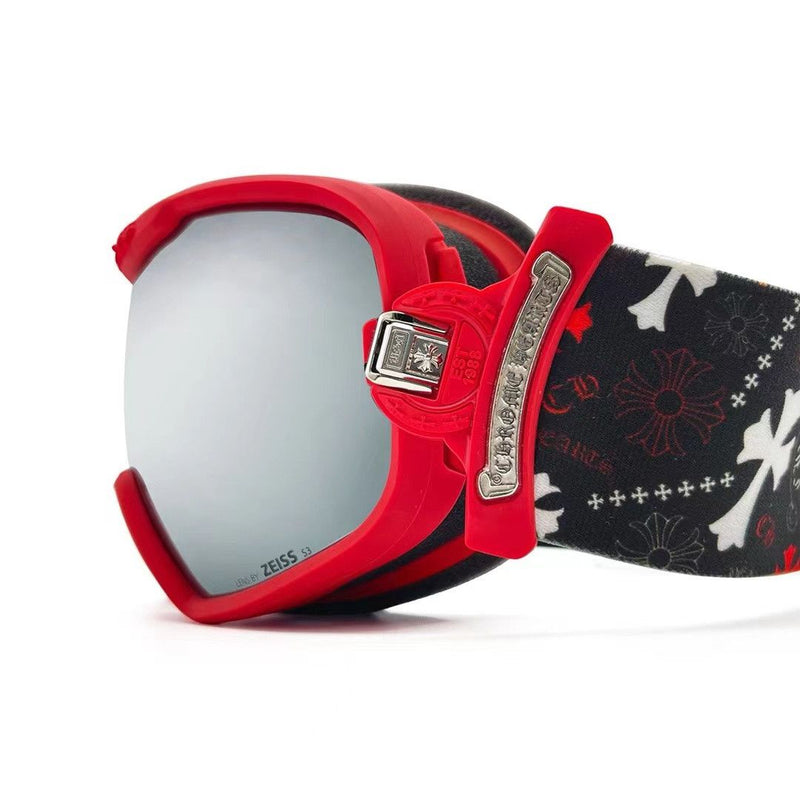 Chrome Hearts Snow Goggles Black/Red