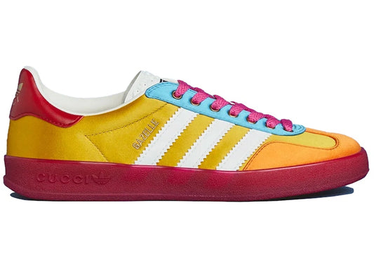 adidas x Gucci Gazelle Yellow White Red