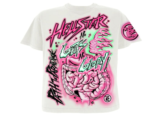 Hellstar No Guts No Glory T-Shirt White