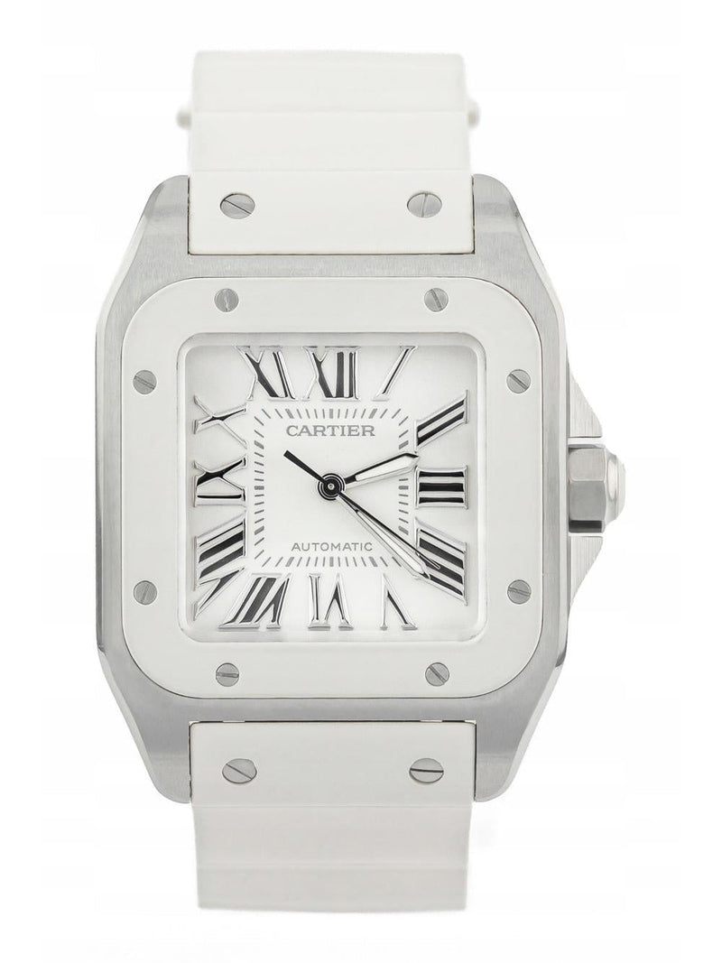 Cartier Santos 100 W20122U2 Automatik Stahl Gut
