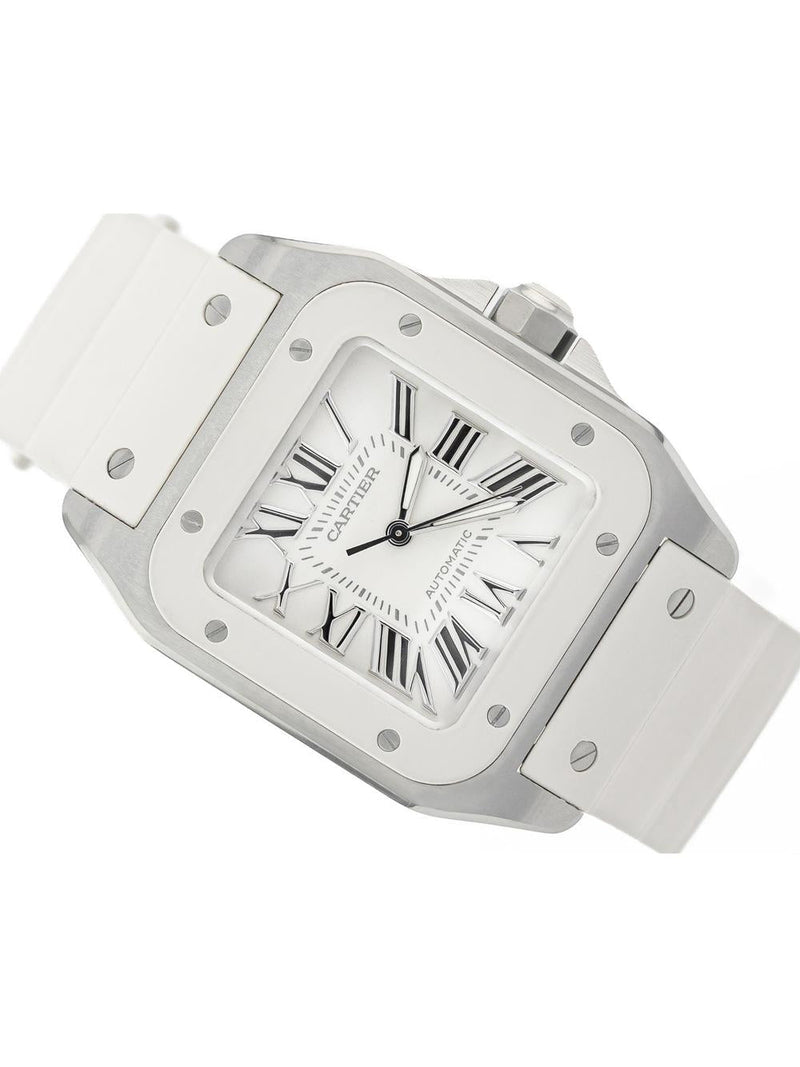 Cartier Santos 100 W20122U2 Automatik Stahl Gut