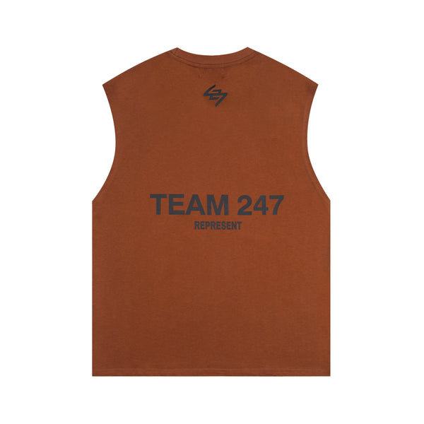 Represent x Marchon Team 247 Oversized Tank Top Earth