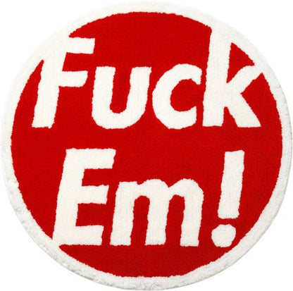 SUPREME x GALLERY1950 "F*CK EM" RUG RED No Reserv