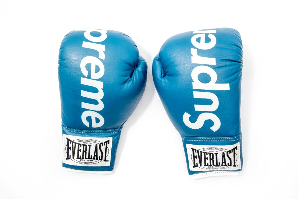 SUPREME EVERLAST BOXING GLOVES BLUE