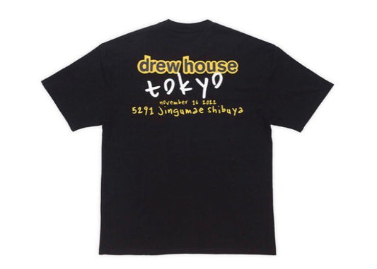 Drew House 2022 Toyko Pop-up T-Shirt Exclusif Noir 