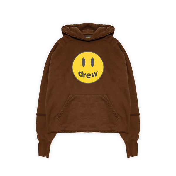 Drew house mascot deconstructed hoodie brown