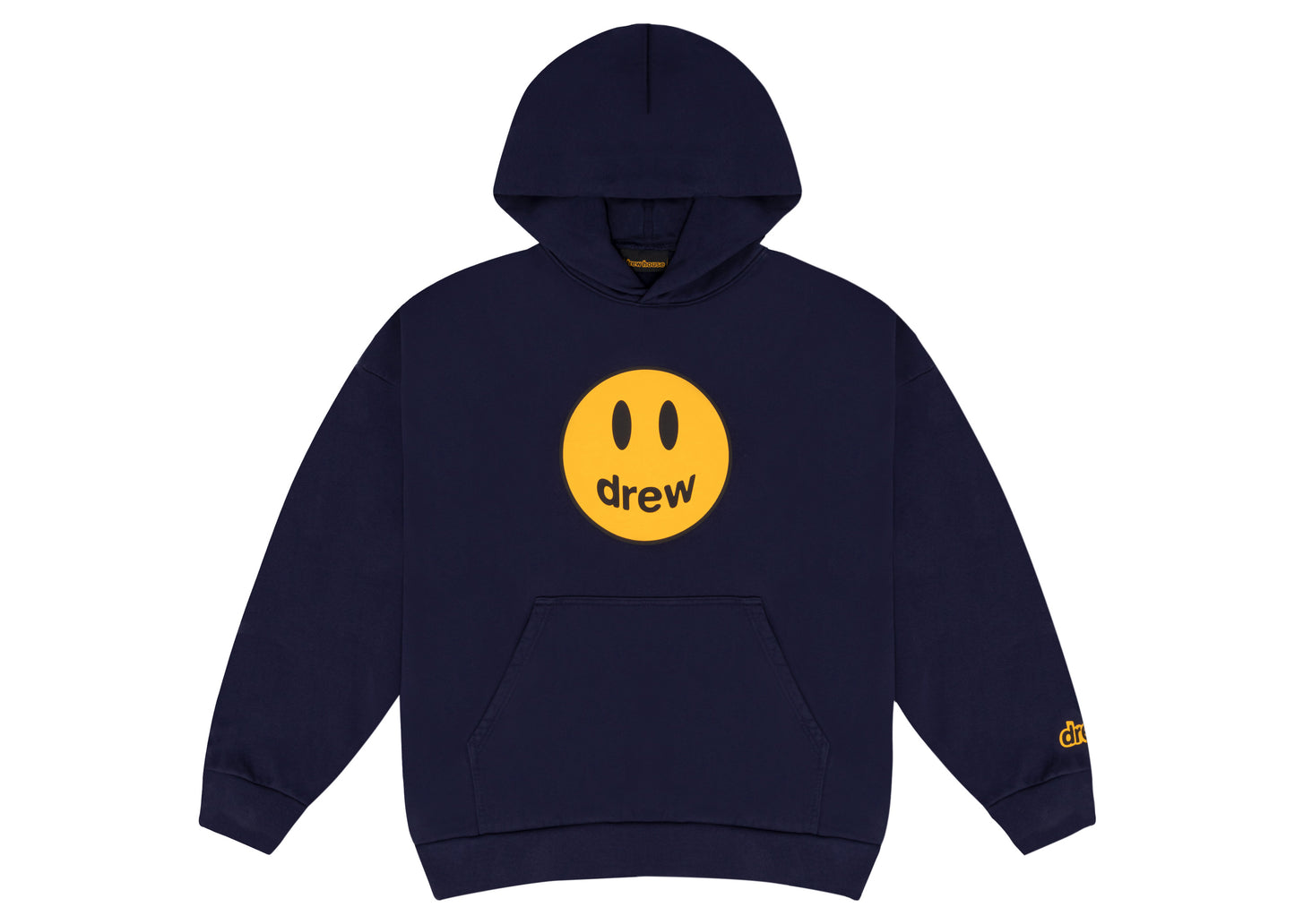 Sweat à capuche mascotte Drew House bleu marine foncé 