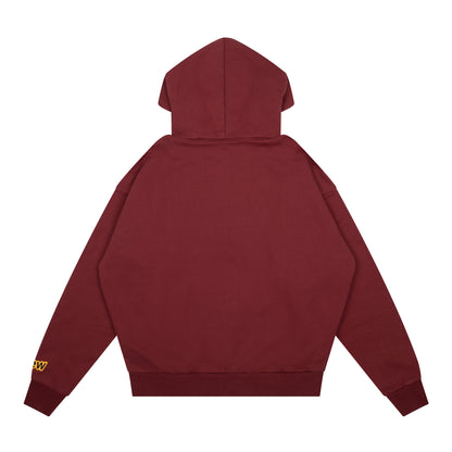 Drew house mascot oversized oversized hoodie burgundy