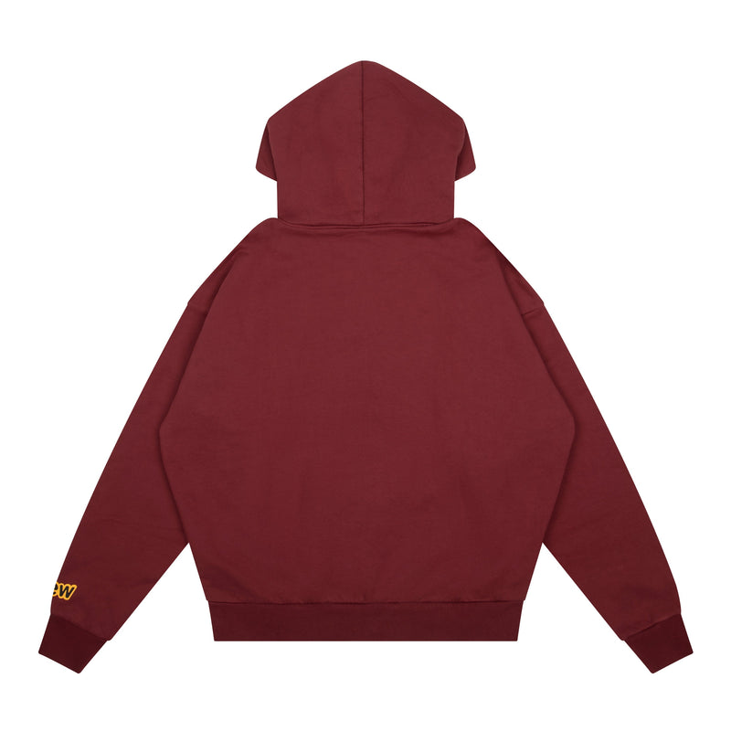 Drew house mascot oversized oversized hoodie burgundy