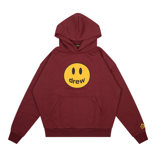 Drew house mascotte oversize sweat à capuche oversize bordeaux 