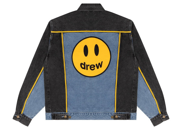 Drew house oversized mascot trucker jacket vintage color block