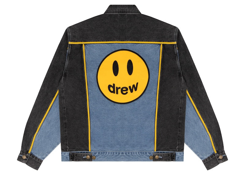 Drew house oversized mascot trucker jacket vintage color block