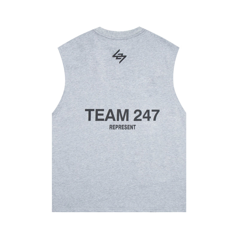 Represent x Marchon Team 247 Oversized Tank Top Ash Grey