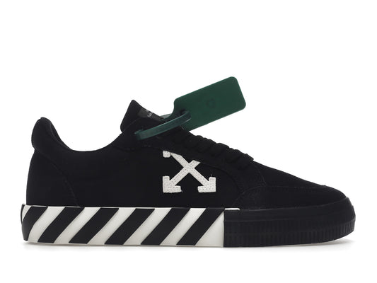 OFF-WHITE Vulc Low Toile Noir Blanc