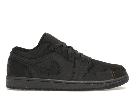 Jordan 1 Low SE Craft Dark Smoke Gris Varsity Rouge