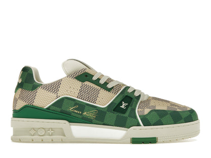 Louis Vuitton LV Trainer Damier White Green