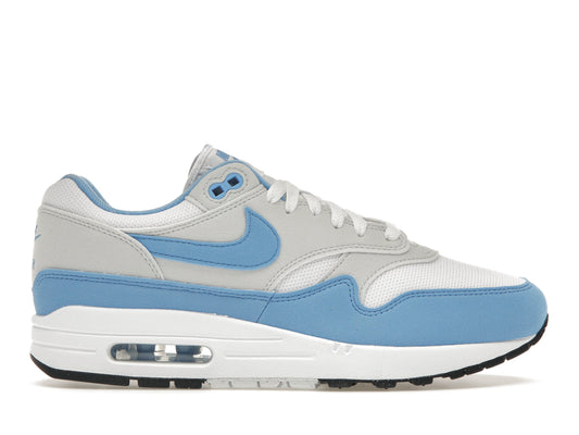 Nike Air Max 1 Blanc Université Bleu