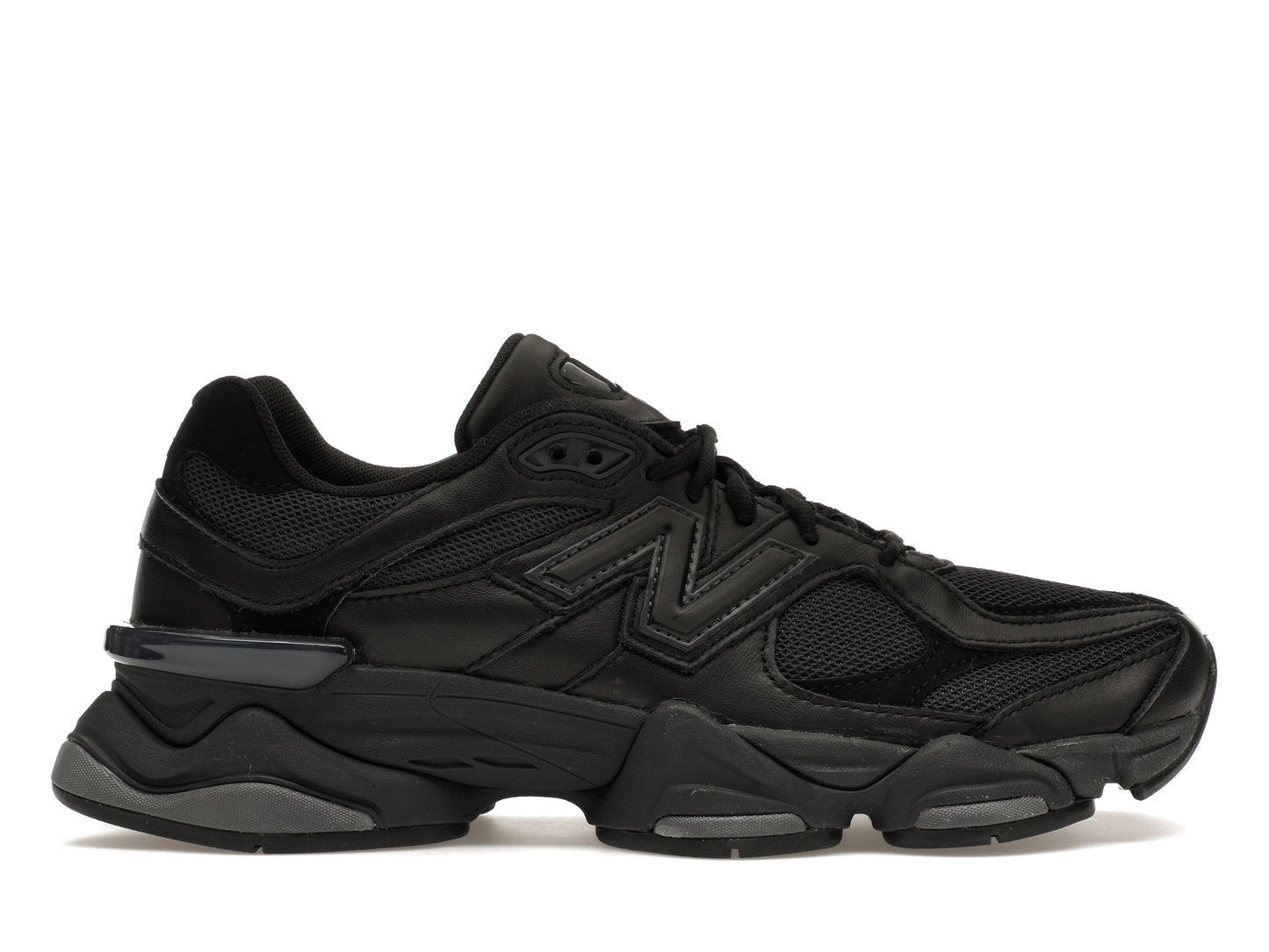 New Balance 9060 Triple Black Leather