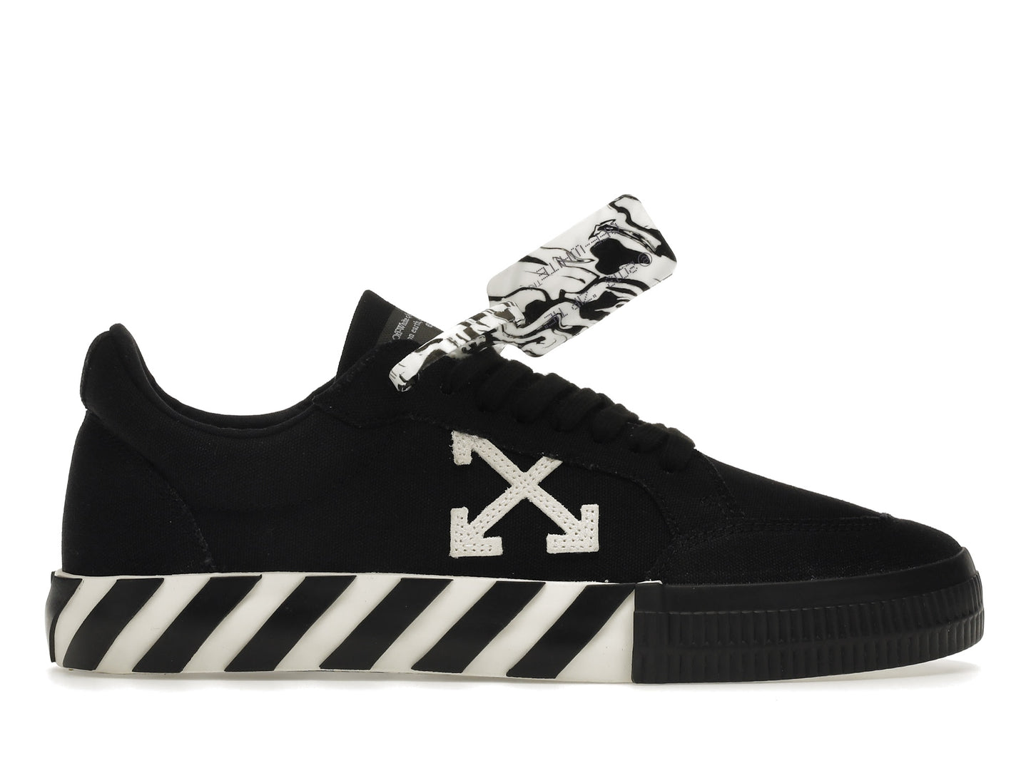 OFF-WHITE Vulc Low Noir Blanc Flèche