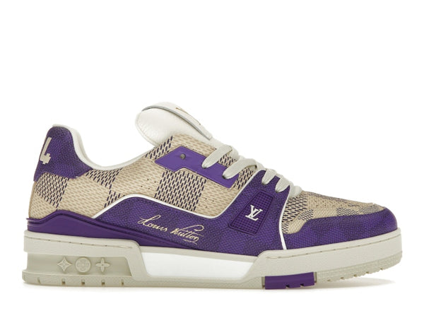 Louis Vuitton Damier LV Trainer Purple