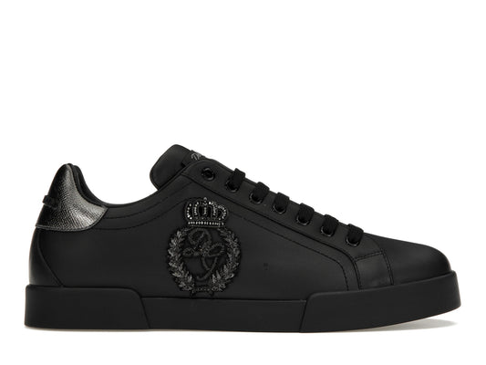 Dolce & Gabbana Portofino Crown Patch Black