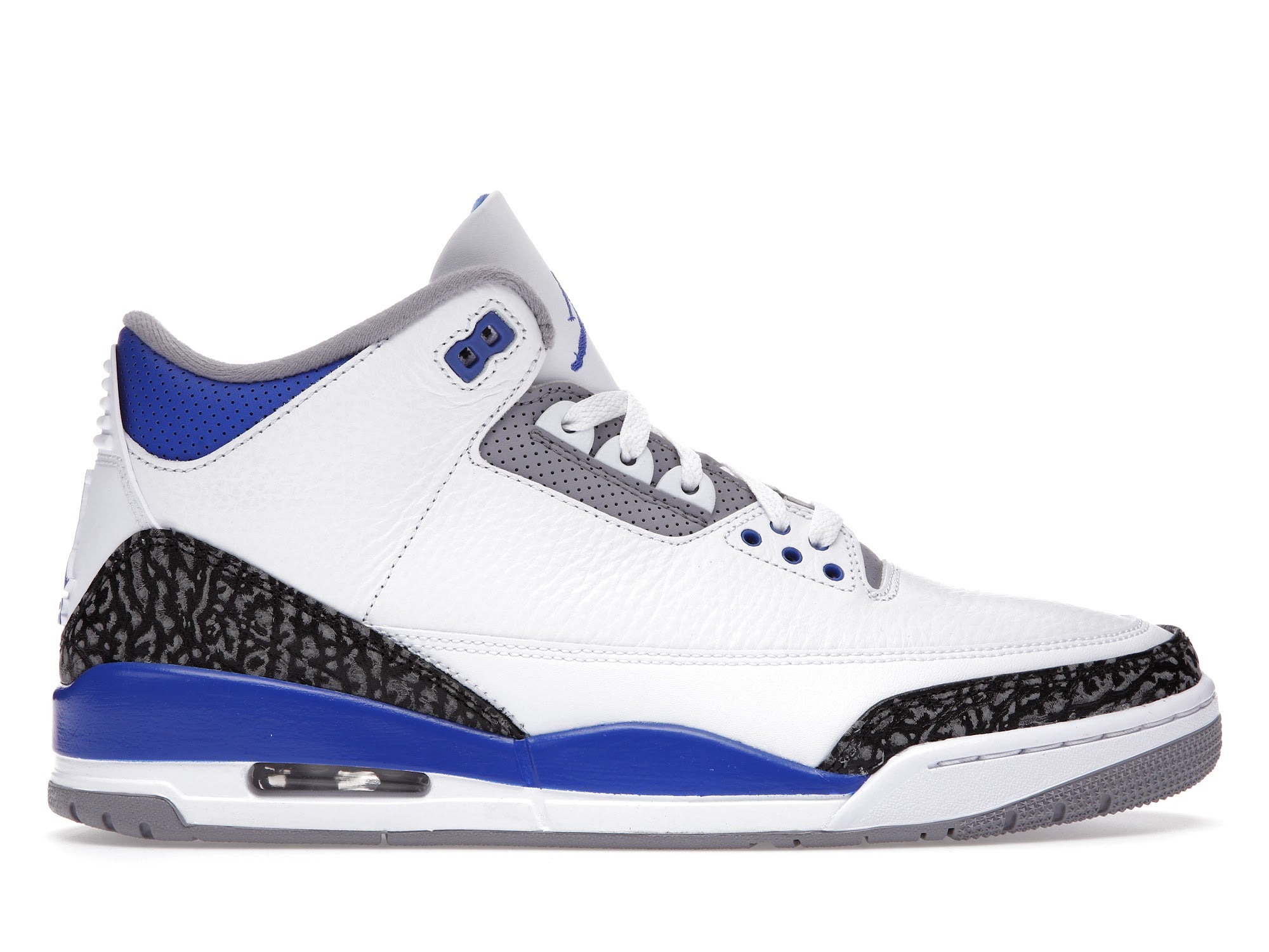 Jordan retro 3 bleu best sale