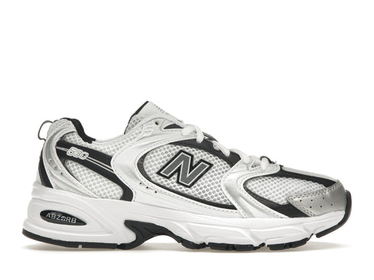 New Balance 530 Blanc Argent Métallisé Noir