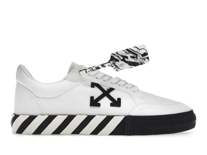 OFF-WHITE Toile Basse Vulcanisée Blanc Noir