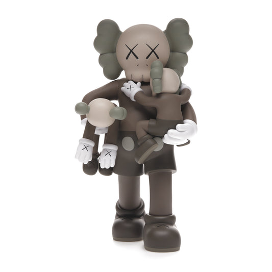 KAWS Clean Slate Figurine en Vinyle Marron